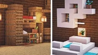 5 Unique Bed Designs in Minecraft! (1.17 Building Tips and Tricks)