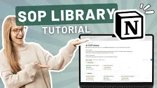How to Set Up SOP Library in Notion? Step-By-Step Notion Tutorial