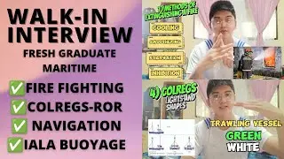 Common interview questions for Cadet (fresh graduate) | International Shipping Company | Preparation
