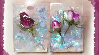 Secado de rosas naturales. Sílice gel, resina y flores silvestres. Drying flowers. Resin epoxy.