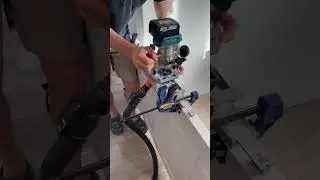 Врезка магнитного замка шаблоном Фарида Камала