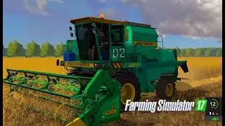 Farming Simulator 2017.  ООО ЧЕРНОВСКОЕ. Зерноуборочный комбайн ДОН-1500Б.