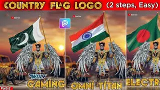 How to make pubg logo on Android || How to make Gaming logo in picsart