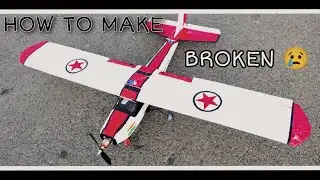 How to make airplain in flysky R6B remote//crazy creation//