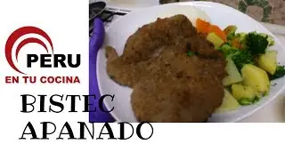 bistec apanado /como hacer un bistec apanado rápido y fácil comida peruana Perú en tu cocino