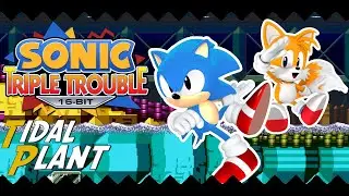 Sonic Triple Trouble 16-Bit Part 6 Tidal Plant (No Commentary)