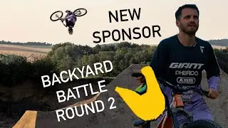 NEW SPONSOR!!! BACKYARD BATTLE ROUND 2!!!