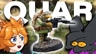 Painting STUPID LITTLE QUAR soldiers with @MishMashPainting