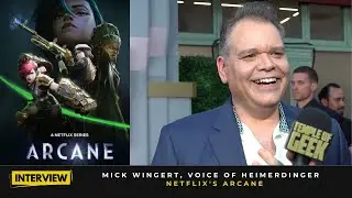 Mick Wingert, voice of Arcane's Heimerdinger, at the Season 2 Premiere