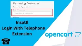 Install Login With Telephone Extension for OpenCart