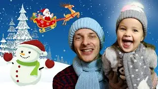 Зимние сказки. Новогодние приключения.  Кого встретили в лесу Алиса и папа?