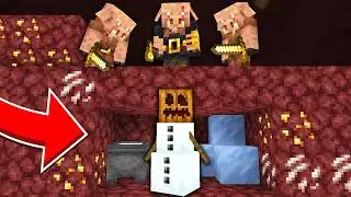 Can you beat Minecraft as a snow golem?!
