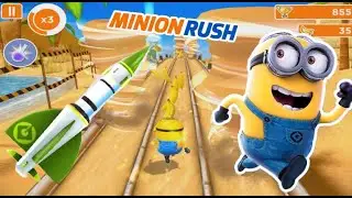 Minion Rush Referee Minion - Level 16+13+7 - Collecting bananas for unlock fluffy unicorn