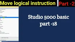 Studio 5000 Basic PLC Programming || And Bitwise || Logical move instruction || Part - 2