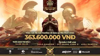 TRỰC TIẾP GIẢI AOE BÉ YÊU 2024 - CÚP EGOPLAY | Vòng Bán Kết | | 2vs2 Shang | BLV RBS