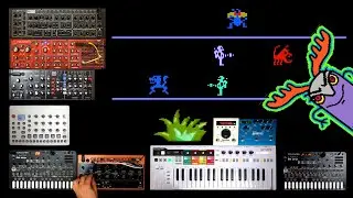 Dawless Chiptune - live - Sonicware Liven 8bit Warps + Behringer synthesizers (C64/NES/SID music)