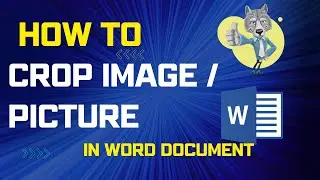 How to Crop Image  or Picture in Word Document