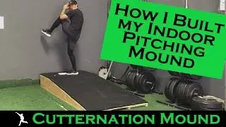 Building the BEST INDOOR PITCHING MOUND Ever!