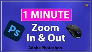 Photoshopl 2021 - How to Zoom In and Out with Mouse Scroll Wheel (Fast tutorial) | The Editor