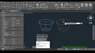 Simplest Way Making Cone on Flat Field With Autocad