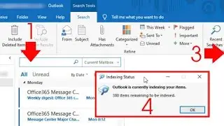 How To Fix The Outlook Email Search Issues| @TechKnowledgesystem
