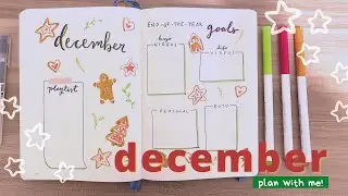 Plan with me! December 2020 Bullet Journal Setup