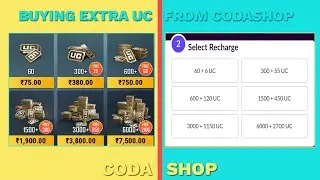 Buy extra uc in same prize through codashop | BGMI official uc store codashop