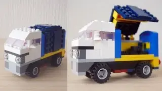 Building a simple LEGO Truck using Classic 10696 (レゴ：トラックの作り方)