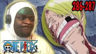A FIGHT SANJI SIMPLY COULD NOT WIN | One Piece Episodes 286-287 REACTION!!!!