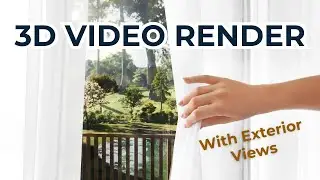 CubiCasa 3D Video Render with Exterior Views (Generated from a 5 minute mobile scan)