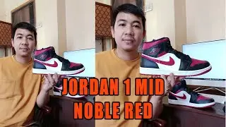 Air Jordan 1 Mid Noble Red