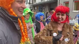 Карнавал в немецкой деревне. Фашинг / Умцуг в Фильппсбурге. Umzug in Philippsburg