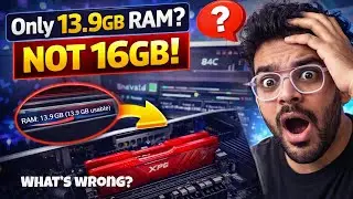 16GB RAM Installed but Only 13.9GB Usable? | Here’s the REAL Fix!