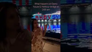 Opera house & Harbour bridge at 2:00 am #Operahouse #harbourbridge