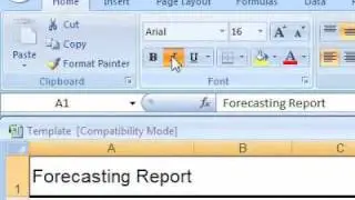 How to italicize the contents of selected cells