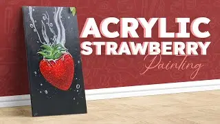 strawberry painting✨| timelapse painting |