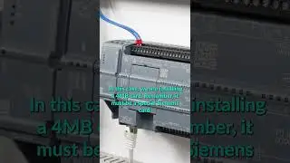 🔧 Memory extend with SD card for PLC Siemens S7-1200 