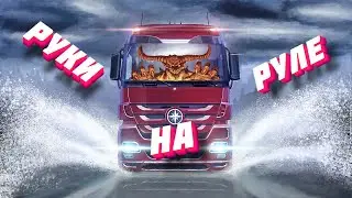 Руки на руле в Euro truck simulator 2