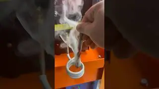 From cold to red hot in seconds with the induction forge 