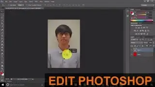 Cara Edit Foto Background Merah Cepat di Photoshop