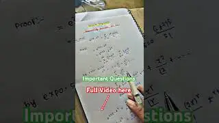 Generating Function for Hn(x) || Hermite Polynomial || #motivation #motivational #inspiration