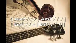 Latin Jazz Aeolian Bass Backing Track