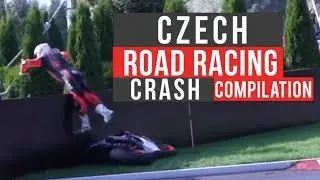 Czech Road Racing Crash Compilation