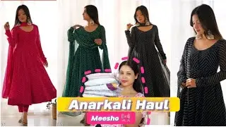 anarkali Haul || meesho find || meesho haul #anutechnology