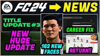 EA SPORTS FC 24 NEWS | NEW CONFIRMED Title Update #3 - Faces & Fixes ✅