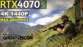 GHOST RECON WILDLANDS | RTX 4070 SUPER | 4K - 1440p | Ultra Settings