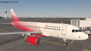 Отправляем лыжников в Апатиты (Хибины) из Пулково (ULLI-ULMK) | X-Plane 11 | Toliss A319