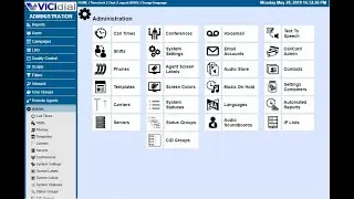 ViciDial Acercamiento Pantallas y Reportes
