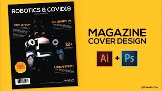 How to design Magazine Cover Page Design in Adobe Illustrator [ILLUSTRATOR TUTORIAL 2021]