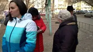 Марина Полякова на встрече с жителями 